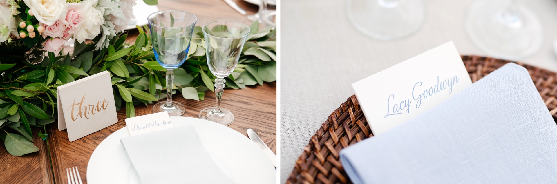 wedding with natural elements for table centerpieces