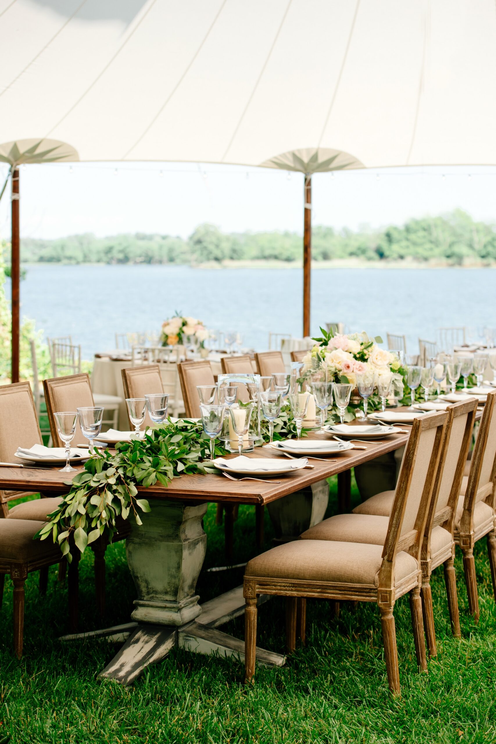 Eastern shore maryland coastal wedding decor design inspiration