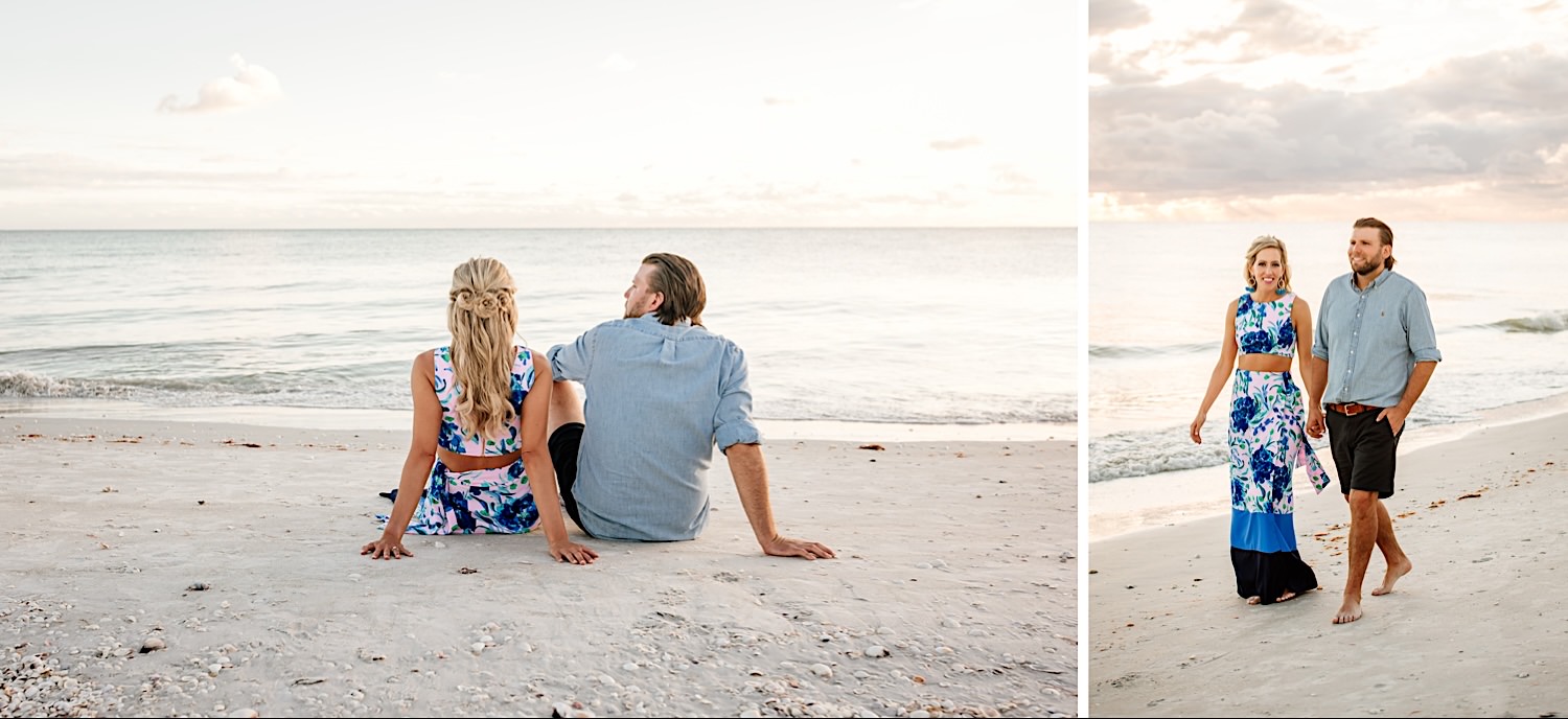 sunset portrait session on Sanibel island